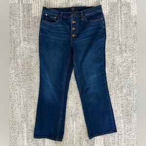 J. CREW | Mid Rise Flare Crop Jeans